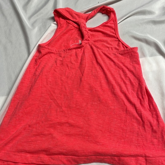 DKNY Girls Besties Red Tank Top with braid in the back - Picture 4 of 6